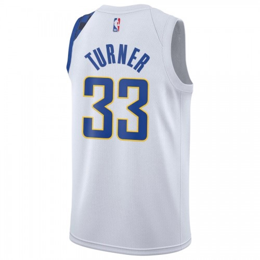 Men's Indiana Pacers Myles Turner #33 White 2019/20 Finished Swingman Jersey - City Edition-Pro Kit Vault | Brand New 26/27 Sports Jerseys